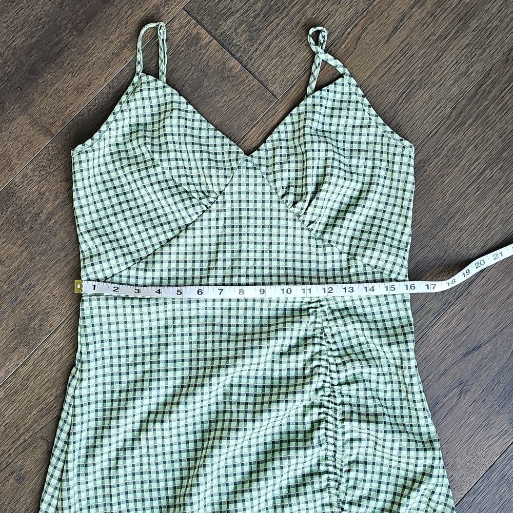 Cider Green Gingham Midi Dress - Picture 11 of 12